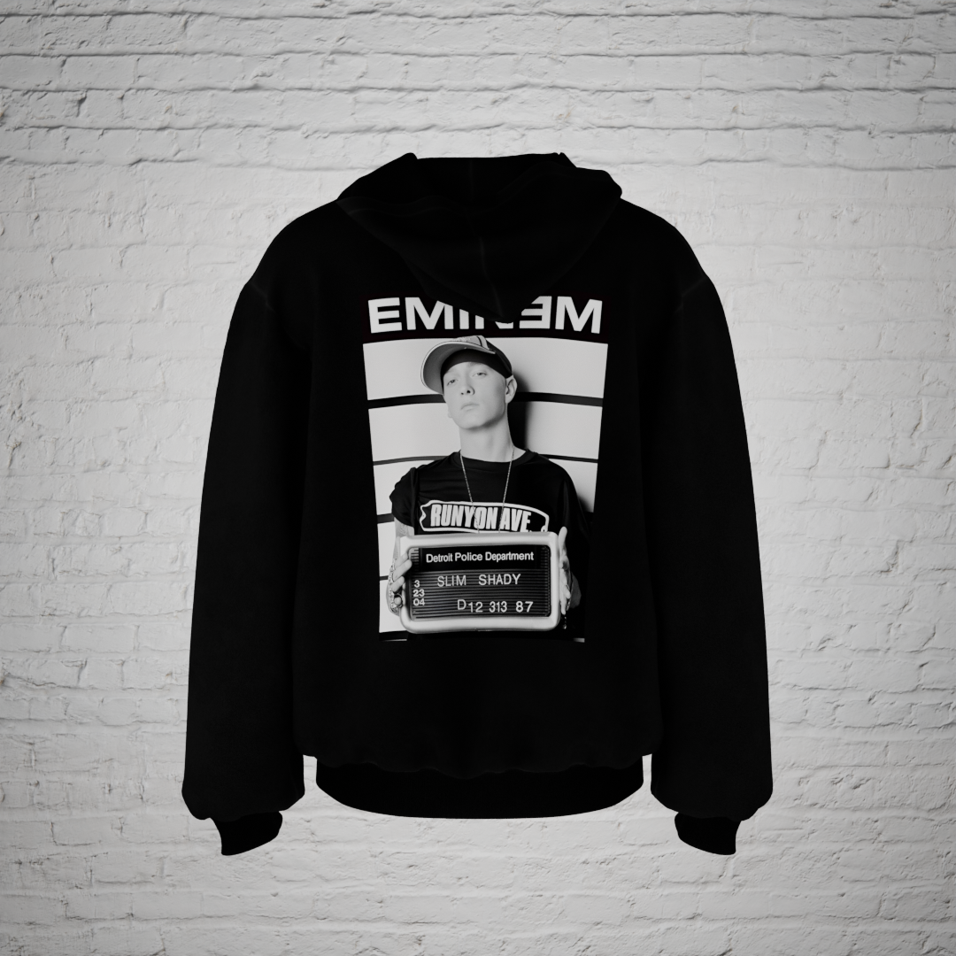 Slim Shady Black Oversized Hoodie